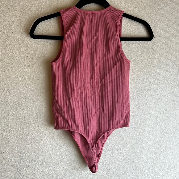 Urban Outfitters Out From Under Pink Bodysuit One Piece Size Medium - Picture 5 of 8